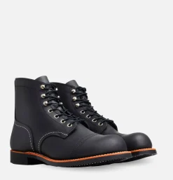 RED WING SHOES 8084 - Iron Ranger Black Harness<Homme Bottes