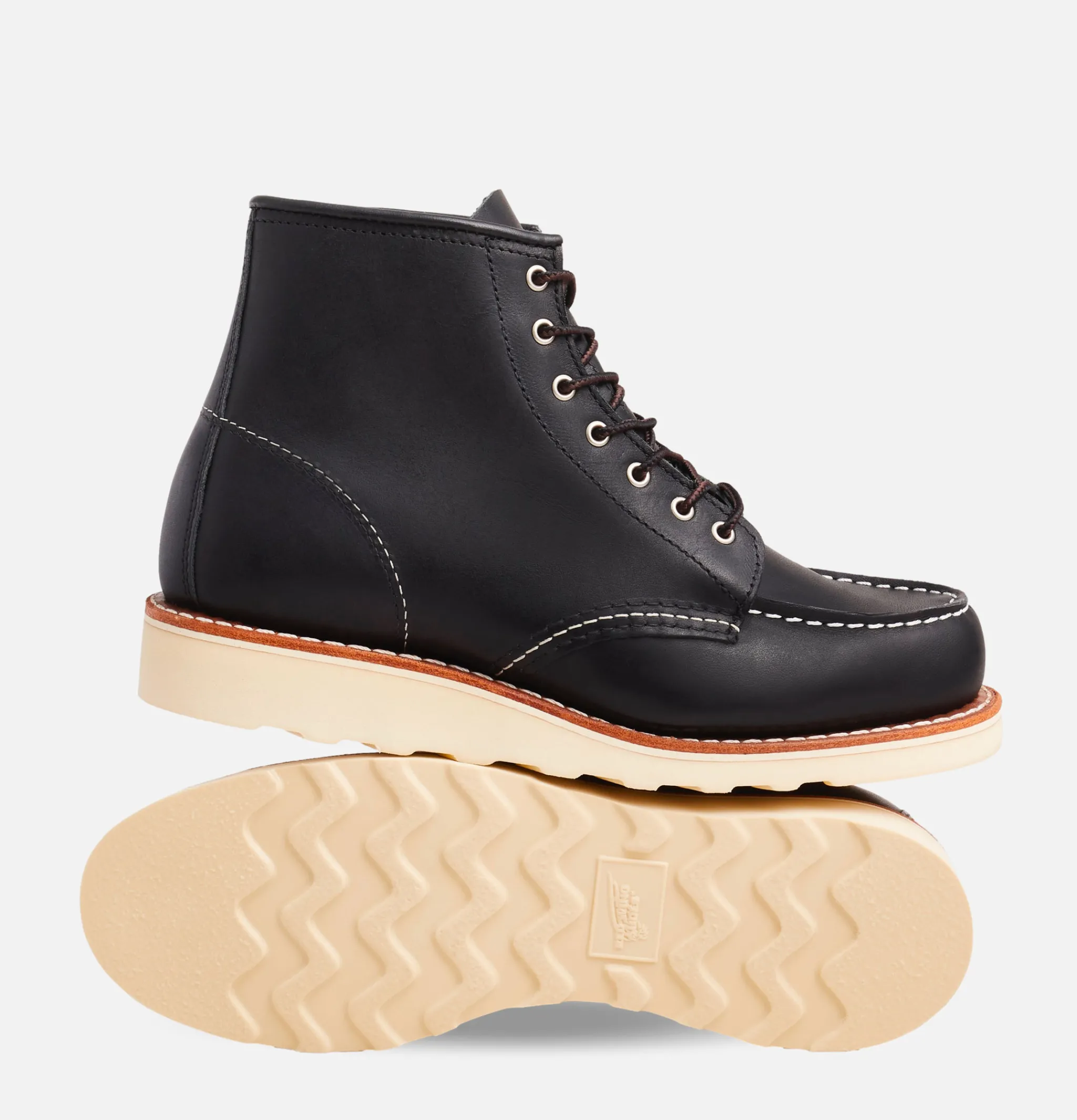 RED WING SHOES WOMEN 3373 - Moc Toe Femme Black<Femme Bottes