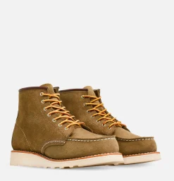 RED WING SHOES WOMEN 3377 - Moc Toe Femme Olive<Femme Bottes