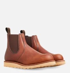 RED WING SHOES 3190 - Rover Chelsea Boot Amber Harness<Homme Bottes