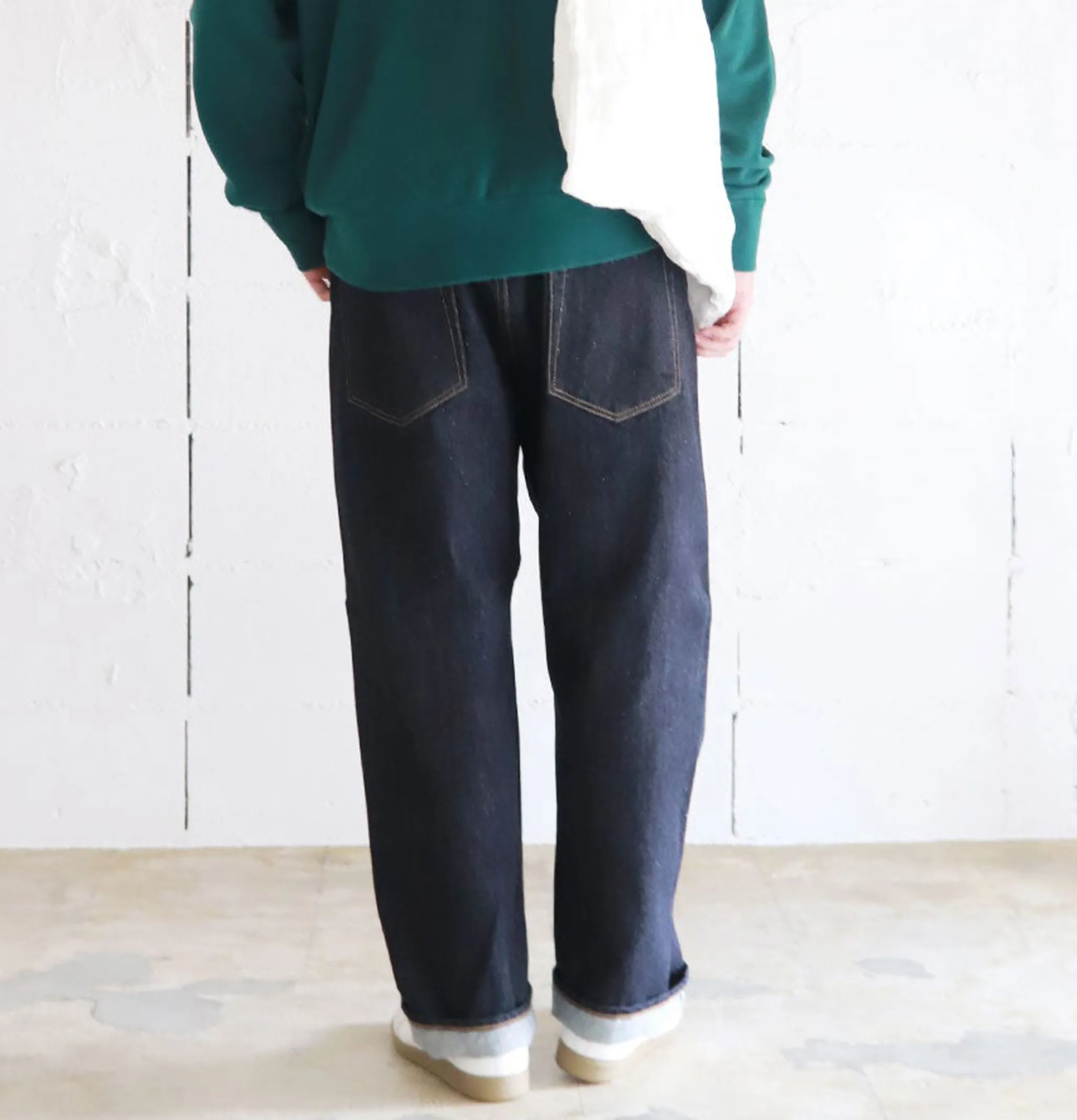 HATSKI 22003 Jean Wide Tapered One Wash< Jeans
