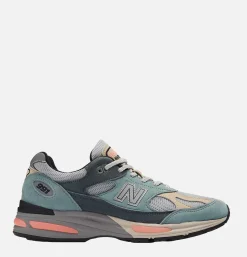 NEW BALANCE 991 V2 Blue Grey UK<Homme Baskets