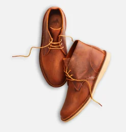 RED WING SHOES 3322 Weekender Chukka Copper Rough<Homme Bottes