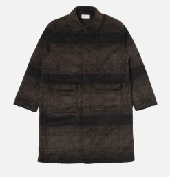 UNIVERSAL WORKS Account Coat Brown/black< Blousons & Manteaux