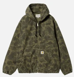 CARHARTT WIP Active Jacket Camo Duck Green< Vestes