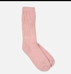 CHAMULA Alpaga Loose Rib Sox Rose<Homme Chaussettes