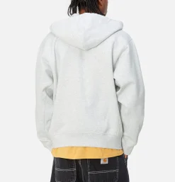 CARHARTT WIP American Script Jacket Ashgrey< Pulls & Cardigans
