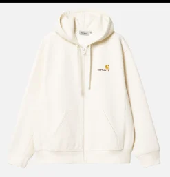CARHARTT WIP American Script Jacket Wax< Pulls & Cardigans