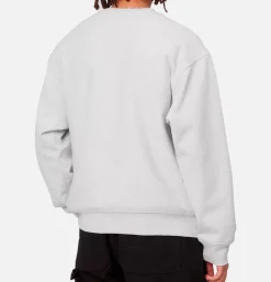 CARHARTT WIP American Script Sweat Ash Heather< Sweats & Polaires