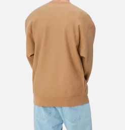 CARHARTT WIP American Script Sweat Peanut< Sweats & Polaires
