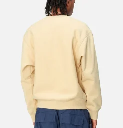 CARHARTT WIP American Script Sweat Rattan< Sweats & Polaires