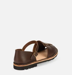 STEVE MONO Artisanal Sandal 11 Chocolate<Homme Sandales