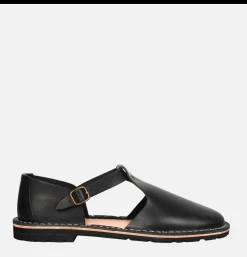 STEVE MONO Artisanal sandal shoe 10/12 Black<Homme Sandales