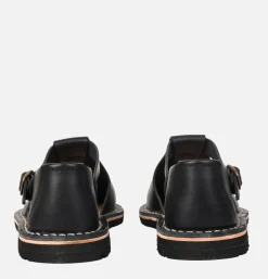 STEVE MONO Artisanal sandal shoe 10/12 Black<Homme Sandales