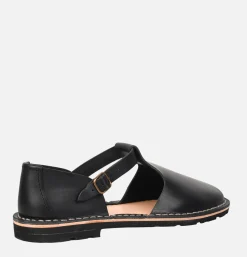 STEVE MONO Artisanal sandal shoe 10/12 Black<Homme Sandales
