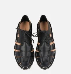 STEVE MONO Artisanal Sandal Shoe 10/05 Black<Homme Sandales