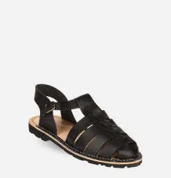 STEVE MONO Artisanal Sandal Shoe 10/09 Black<Homme Sandales