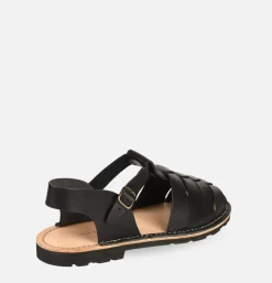 STEVE MONO Artisanal Sandal Shoe 10/09 Black<Homme Sandales