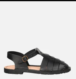 STEVE MONO Artisanal Sandal Shoe 10/09 Black Royalcheese Exclusive<Homme Sandales