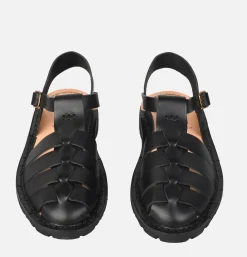 STEVE MONO Artisanal Sandal Shoe 10/09 Black Royalcheese Exclusive<Homme Sandales