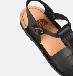 STEVE MONO Artisanal Sandal Shoe 10/09 Black Royalcheese Exclusive<Homme Sandales