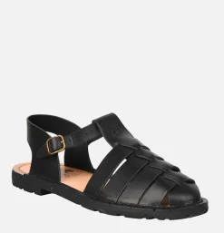 STEVE MONO Artisanal Sandal Shoe 10/09 Black Royalcheese Exclusive<Homme Sandales