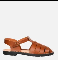 STEVE MONO Artisanal Sandal Shoe 10/09 Chocolat Royalcheese Exclusive<Homme Sandales