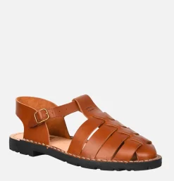 STEVE MONO Artisanal Sandal Shoe 10/09 Chocolat Royalcheese Exclusive<Homme Sandales