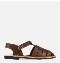 STEVE MONO Artisanal Sandal Shoe 10/09 Chocolate<Homme Sandales