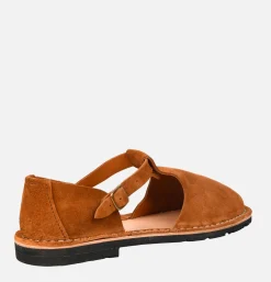 STEVE MONO Artisanal Sandal Shoe 10/12 Cognac<Homme Sandales
