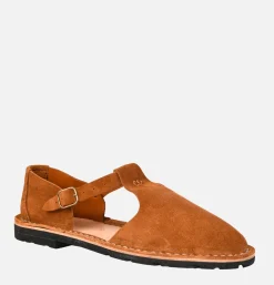 STEVE MONO Artisanal Sandal Shoe 10/12 Cognac<Homme Sandales