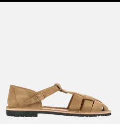 STEVE MONO Artisanal Sandal Shoe 10/01 Khaki<Homme Sandales