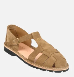 STEVE MONO Artisanal Sandal Shoe 10/01 Khaki<Homme Sandales