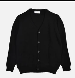 WILLIAM LOCKIE Aryan Cardigan Black< Pulls & Cardigans