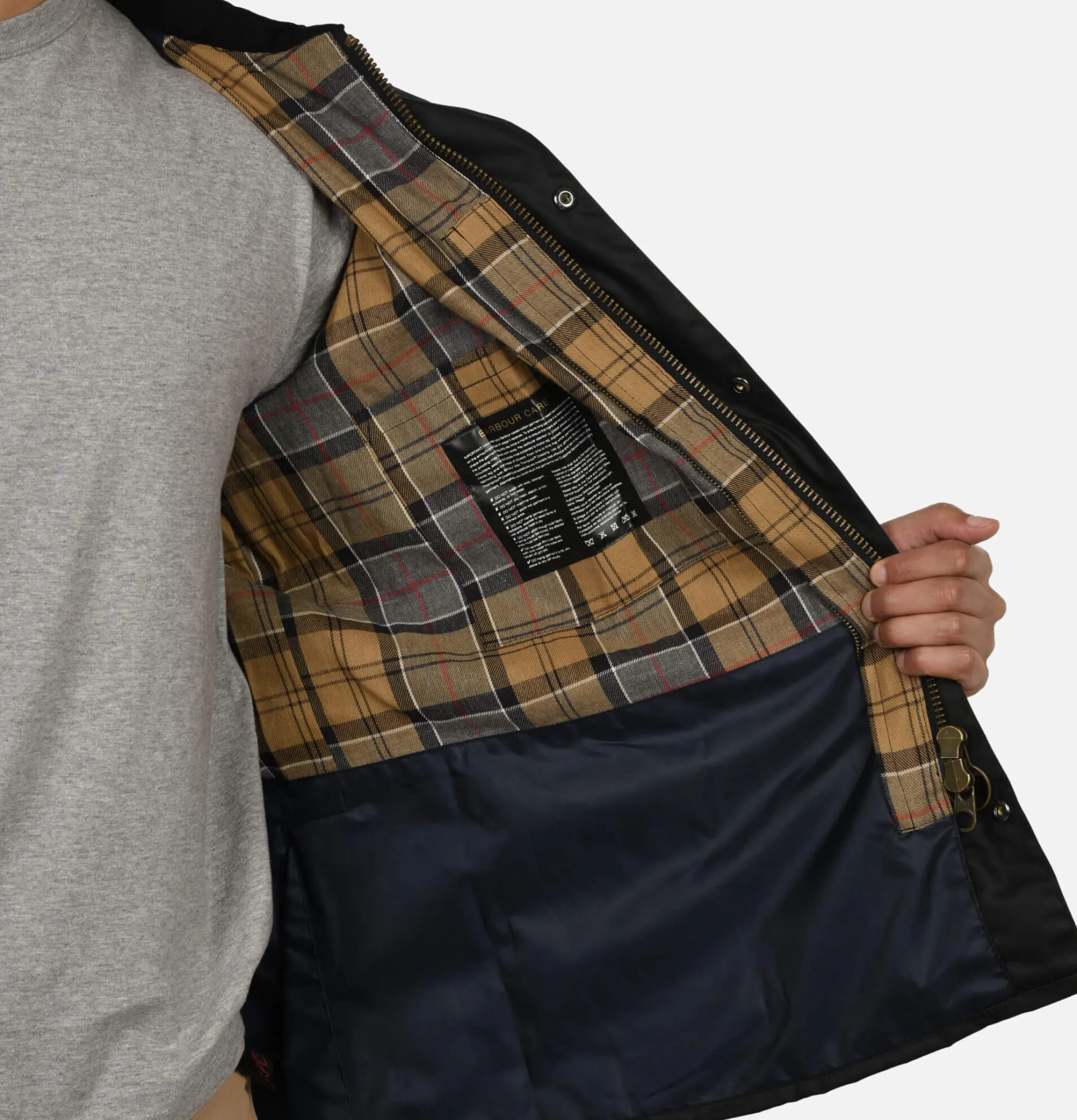 BARBOUR Ashby Jacket Navy< Vestes|Blousons & Manteaux