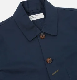 UNIVERSAL WORKS Bakers Jacket Twill Navy< Vestes