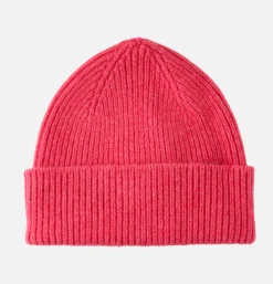 ROBERT MACKIE Barra Rib Hat Lipstick< Gants • Bonnets • Echarpes