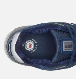 NEW BALANCE Basket 990 V4 Navy<Homme Baskets