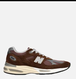 NEW BALANCE Baskets 991 V2 Marron<Homme Baskets