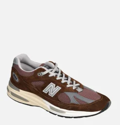 NEW BALANCE Baskets 991 V2 Marron<Homme Baskets