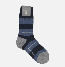 SCOTT NICHOL Bayfield Navy<Homme Chaussettes