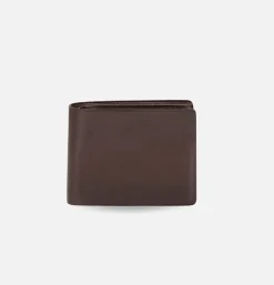 IL BUSSETTO Bi-fol Wallet/Coin Dark Brown< Petite Maroquinerie