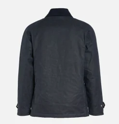MANIFATTURA CECCARELLI Blouson Caban Wax Navy< Blousons & Manteaux