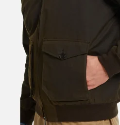 BARACUTA Blouson G9 Waxed Moss Green< Vestes