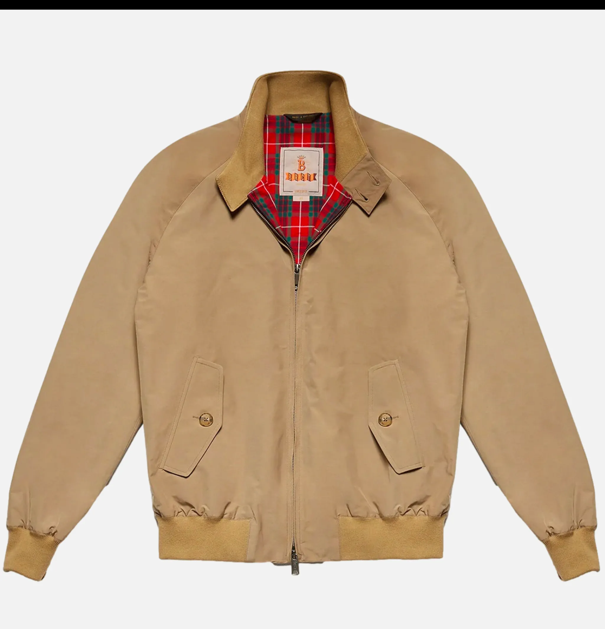 BARACUTA Blouson Harrington G9 Tan< Vestes