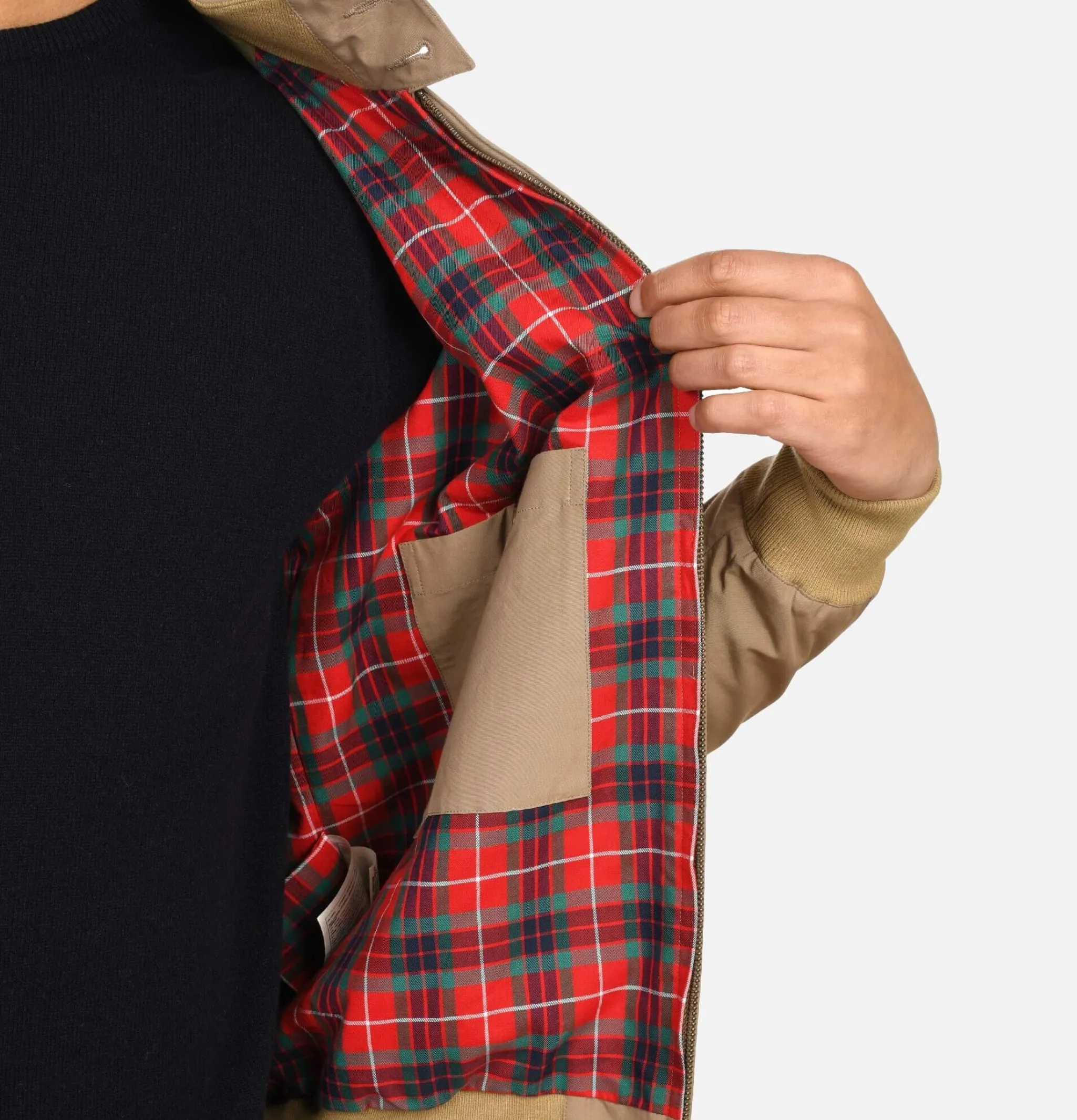 BARACUTA Blouson Harrington G9 Tan< Vestes