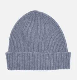 ROBERT MACKIE Bonnet Barra Denim< Gants • Bonnets • Echarpes
