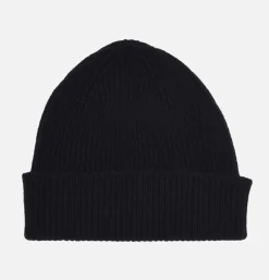 ROBERT MACKIE Bonnet Barra Navy< Gants • Bonnets • Echarpes