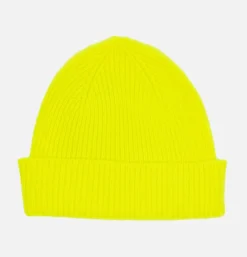 ROBERT MACKIE Bonnet Barra Neon Yellow< Gants • Bonnets • Echarpes
