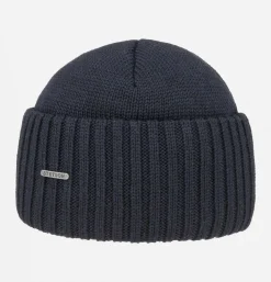 STETSON Bonnet Northport Navy< Gants • Bonnets • Echarpes